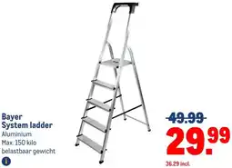 Makro Bayer System ladder aanbieding