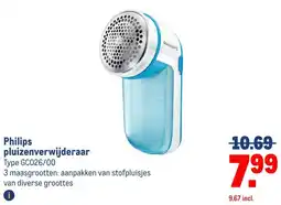 Makro Philips pluizenverwijderaar aanbieding