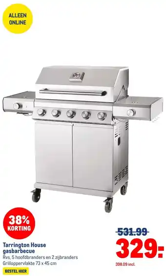 Makro Tarrington House gasbarbecue aanbieding