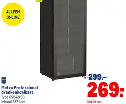 Makro Metro Professional drankenkoelkast aanbieding