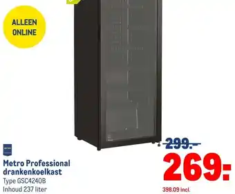 Makro Metro Professional drankenkoelkast aanbieding