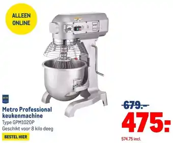 Makro Metro Professional keukenmachine aanbieding