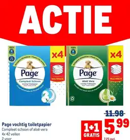 Makro Page vochtig toiletpapier aanbieding