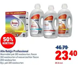 Makro Alle Robijn Professional aanbieding