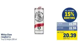Makro White Claw raspberry aanbieding