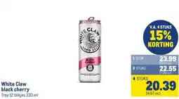 Makro White Claw black cherry aanbieding