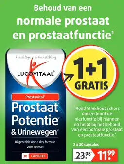 Lucovitaal Prostaat Potentie & Urinewegen aanbieding