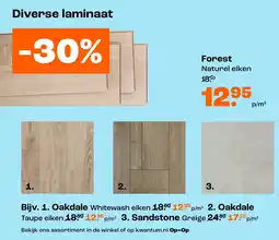 Kwantum Diverse laminaat aanbieding