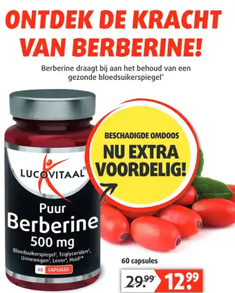 Lucovitaal Puur Berberine aanbieding