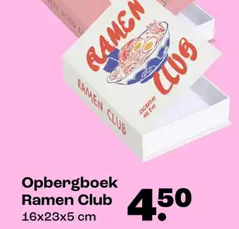 Kwantum Opbergboek Ramen Club aanbieding