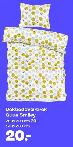 Kwantum Dekbedovertrek Guus Smiley aanbieding