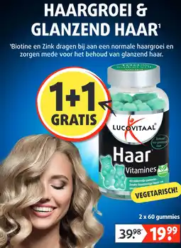 Lucovitaal HAARGROEI & GLANZEND HAAR' aanbieding