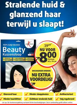 Lucovitaal 100% Satijn Identiek Beauty Kussensloop aanbieding