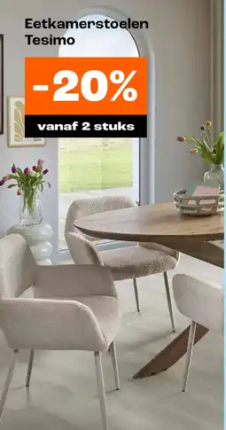 Kwantum Eetkamerstoelen Tesimo aanbieding