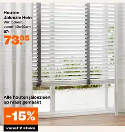 Kwantum Houten Jaloezie Hein aanbieding