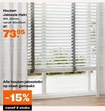 Kwantum Houten Jaloezie Hein aanbieding