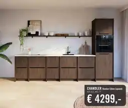 Keukendepot CHANDLER Donker Eiken Japandi aanbieding