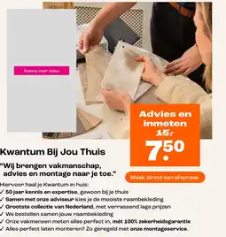 Kwantum Advies en inmeten aanbieding