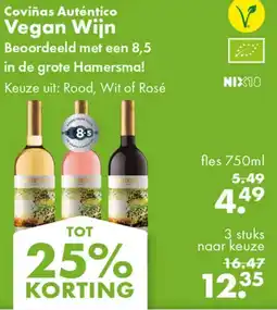 Gezond & Wel Coviñas Auténtico Vegan Wijn aanbieding