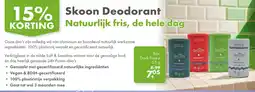 Gezond & Wel Skoon Deodorant aanbieding