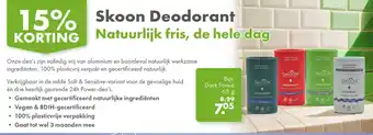 Gezond & Wel Skoon Deodorant aanbieding
