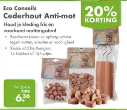 Gezond & Wel Eco Conseils Cederhout Anti-mot aanbieding