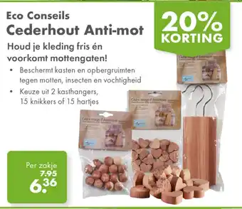 Gezond & Wel Eco Conseils Cederhout Anti-mot aanbieding