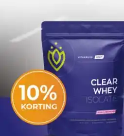 Gezond & Wel Clear Whey aanbieding