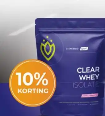 Gezond & Wel Clear Whey aanbieding