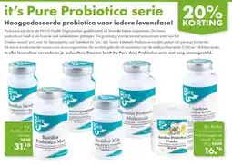 Gezond & Wel it's Pure Probiotica serie aanbieding