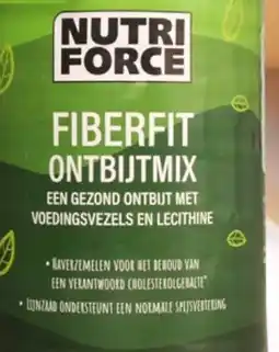 Gezond & Wel Nutriforce Fiberfit Ontbijtmix aanbieding