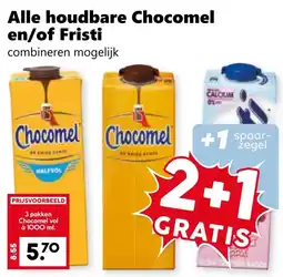 CoopCompact Alle houdbare Chocomel en/of Fristi aanbieding