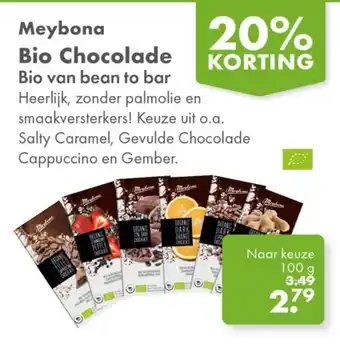 Gezond & Wel Meybona Bio Chocolade aanbieding