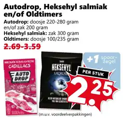 CoopCompact Autodrop, Heksehyl salmiak en/of Oldtimers aanbieding