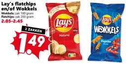 CoopCompact Lay's flatchips en/of Wokkels aanbieding