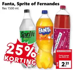 CoopCompact Fanta, Sprite of Fernandes aanbieding