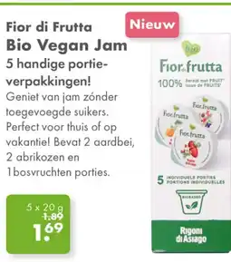 Gezond & Wel Fior di Frutta Bio Vegan Jam aanbieding