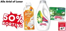 CoopCompact Alle Ariel of Lenor aanbieding