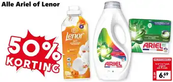 CoopCompact Alle Ariel of Lenor aanbieding