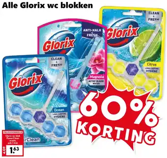 CoopCompact Alle Glorix wc blokken aanbieding
