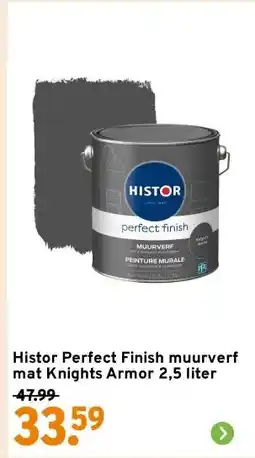GAMMA Histor Perfect Finish muurverf mat Knights Armor 2,5 liter aanbieding