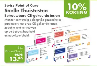 Gezond & Wel Swiss Point of Care Snelle Thuistesten aanbieding