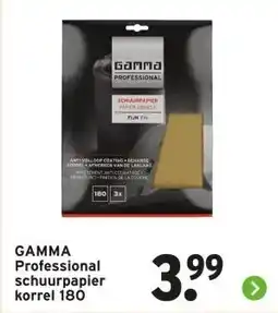 GAMMA GAMMA Professional schuurpapier korrel 180 aanbieding