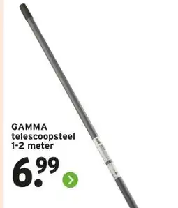 GAMMA GAMMA telescoopsteel 1-2 meter aanbieding