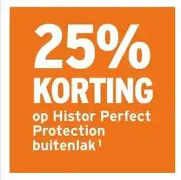 GAMMA 25% KORTING op Histor Perfect Protection buitenlak1 aanbieding