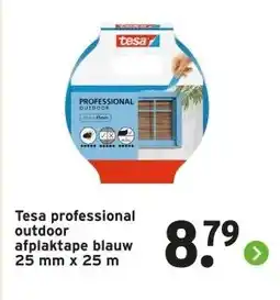 GAMMA Tesa professional outdoor afplaktape blauw 25 mm x 25 m aanbieding