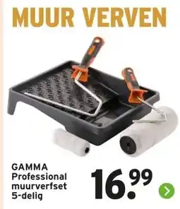 GAMMA GAMMA Professional muurverfset 5-delig aanbieding