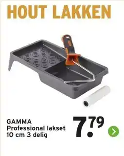 GAMMA GAMMA Professional lakset 10 cm 3 delig aanbieding