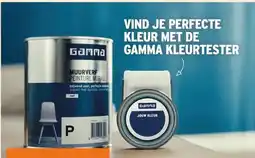 GAMMA VIND JE PERFECTE KLEUR MET DE GAMMA KLEURTESTER aanbieding