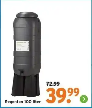 GAMMA Regenton 100 liter aanbieding